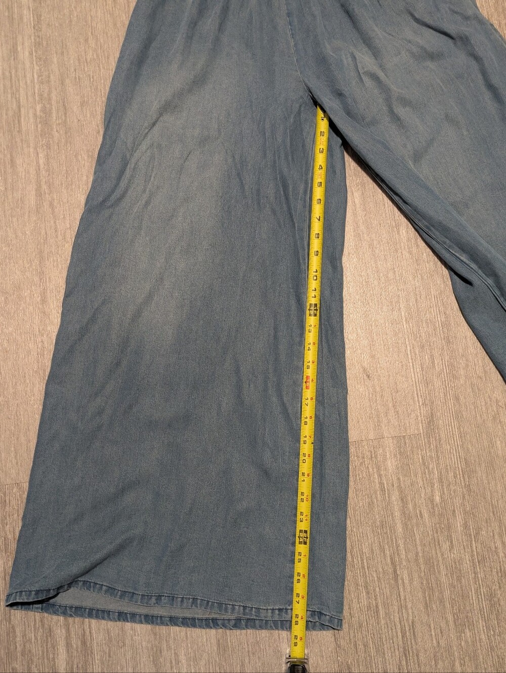 Oli & Hali Wide Leg Soft Denim Pant, Sz L - Picture 6 of 9